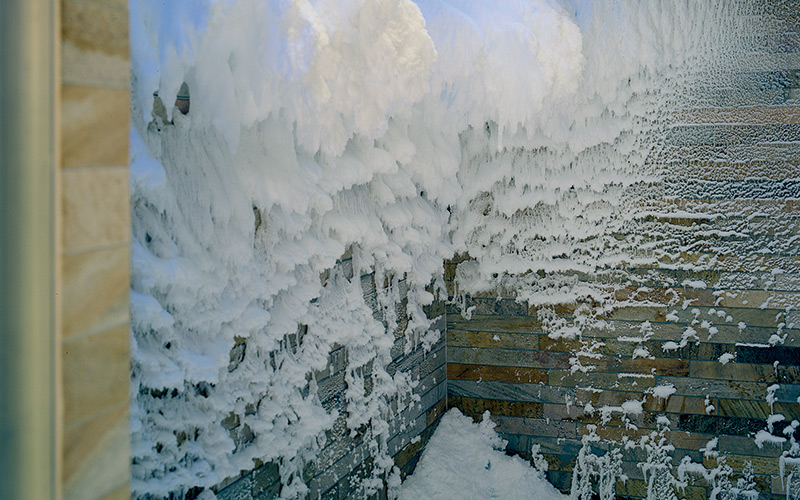Sněhová ochlazovací místnost Klafs v komerčním wellness