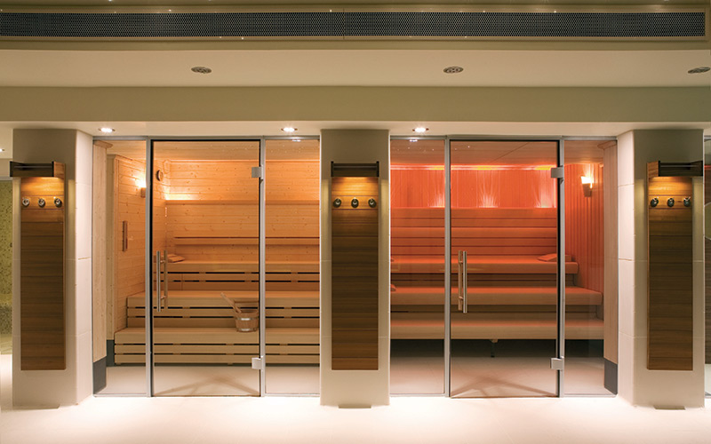 Exkluzivní finská sauna a aroma lázeň Klafs