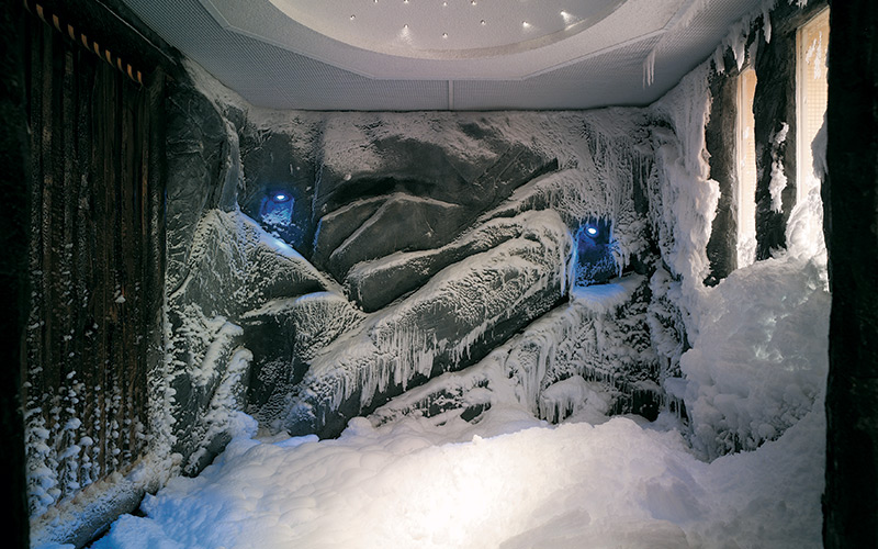 Sněhová komora Klafs pro ochlazení po saunování
